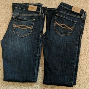 Set of Abercrombie bootcut jeans